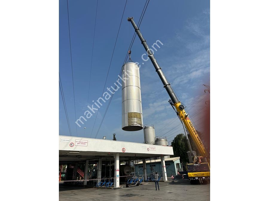 100 Ton Kapasiteli Paslanmaz Süt Depolama Tankı