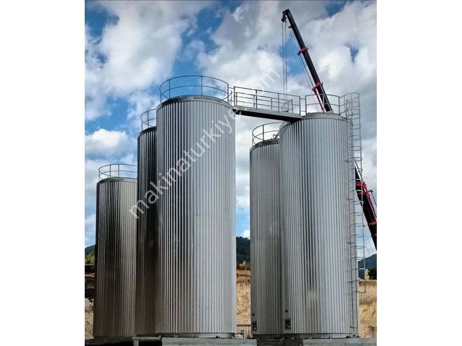 100 Ton Kapasiteli Paslanmaz Süt Depolama Tankı