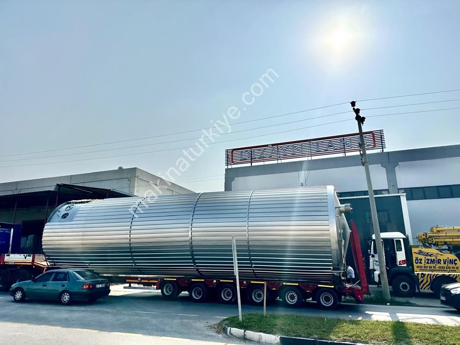 200 Ton Kapasiteli Paslanmaz Süt Depolama Tankı