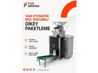 Tam Otomatik Vakumlu Eko Vakumlu Dikey Paketleme Makinası