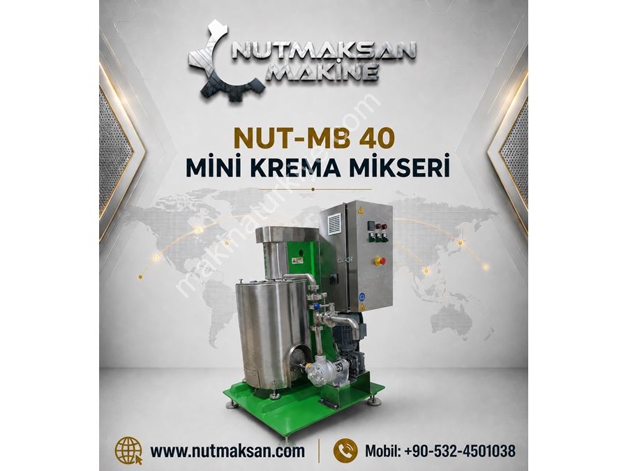 40-45 Kg/Parti Bilyalı İnceltici Ve Bilyalı Krema Mikseri