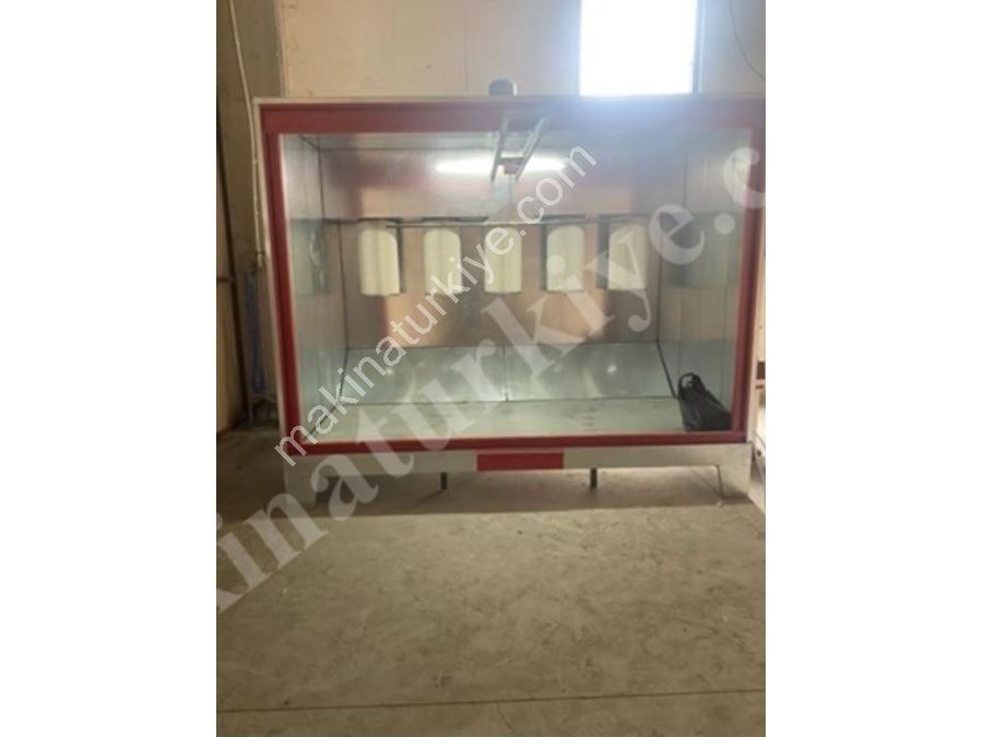 3 Filtreli Manuel Elektrostatik Toz Boya Kabini