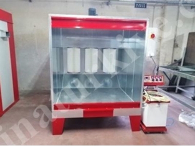 4 Filtreli Manuel Elektrostatik Toz Boya Kabini