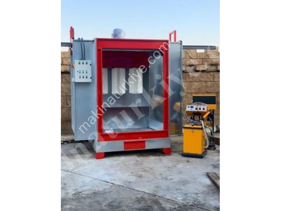 5 Filtreli Manuel Elektrostatik Toz Boya Kabini