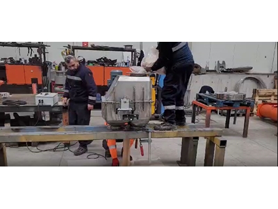 Ø324x350 mm Ölçülü Manyetik Tambur Separatör - 0