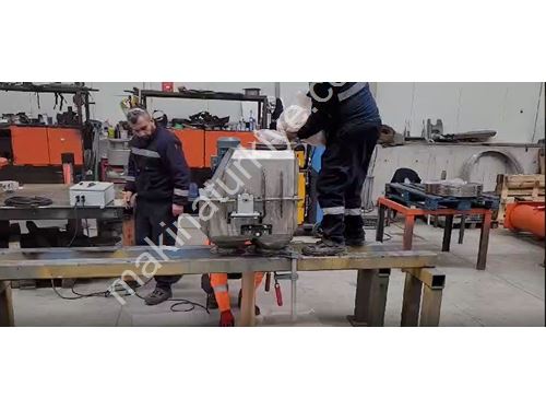 Ø324x350 mm Ölçülü Manyetik Tambur Separatör