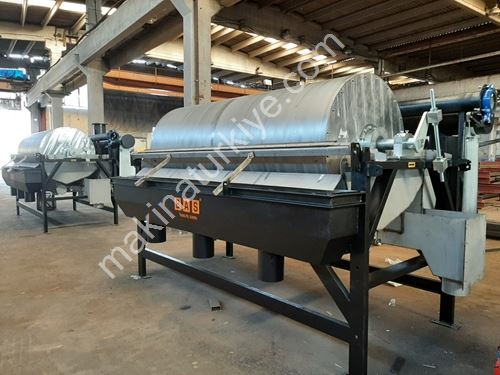 Séparateur magnétique à tambour humide de dimensions Ø1200 x 3000 mm