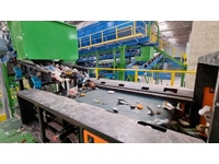 Ø495x1280 mm Ölçülü Demir Dışı Metal Ayırıcı Manyetik Separatör