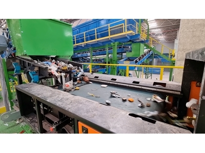 Ø495x1280 mm Ölçülü Demir Dışı Metal Ayırıcı Manyetik Separatör - 0