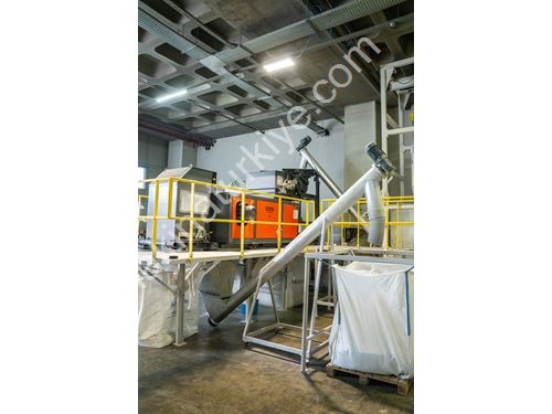 Ø324x1095 mm Demir Dışı Metal Ayırıcı Manyetik Separatör