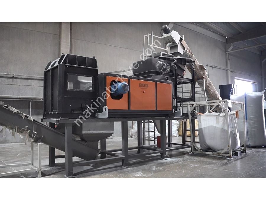 Ø324x1095 mm Demir Dışı Metal Ayırıcı Manyetik Separatör