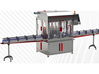 Maksimum 60 Şişe/Dakika 6 Nozullu Otomatik Dolum Makinesi