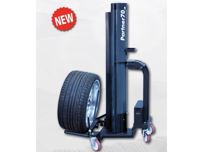 70 Kg Capacity Electric Tire Transport and Lifting Cart - 0