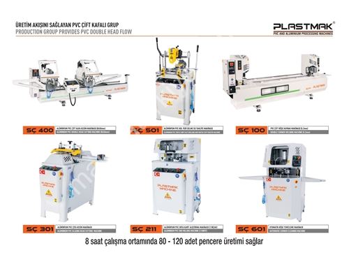 Double Corner PVC Aluminum Processing Line
