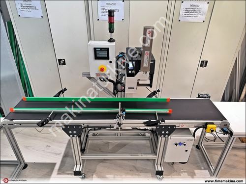 Endüstiyel Tip Barkodlu Yaz Ve Yapıştırma Makinesi