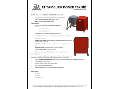 50 Kg Kühlgerät Mariniermaschine für Fleisch - 1