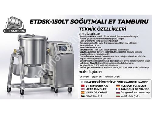 50 Kg Kühlgerät Mariniermaschine für Fleisch
