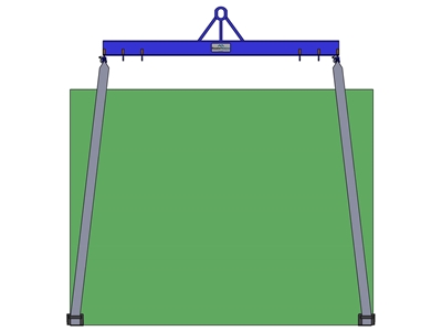 Makine Ebadı Cam Taşıma Halatları (Yerli) Machine-Sized Glass Lifting Straps - 0