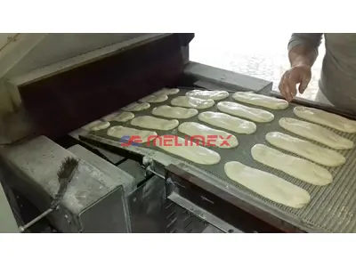 7 Meter Förderband (5,5 kW) Pide Sandwich Lavash Maschine