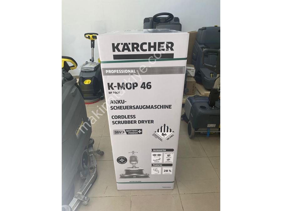 Karcher K Mop 46 Bp Akülü Zemin Temizleme (Kurutma) Makinesi 36V