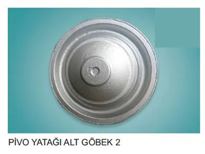 Pivot Yatağı Alt Göbek | Demiryolu Vagon Pivot Yatağı Alt Göbeği |Tren Ve Konteyner Vagonu Yedek