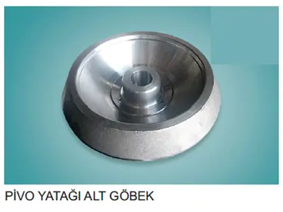 Pivot Yatağı Alt Göbek 2 |Demiryolu Vagon Pivot Yatağı Alt Göbeği|Tren Ve Konteyner Vagonu Yedek