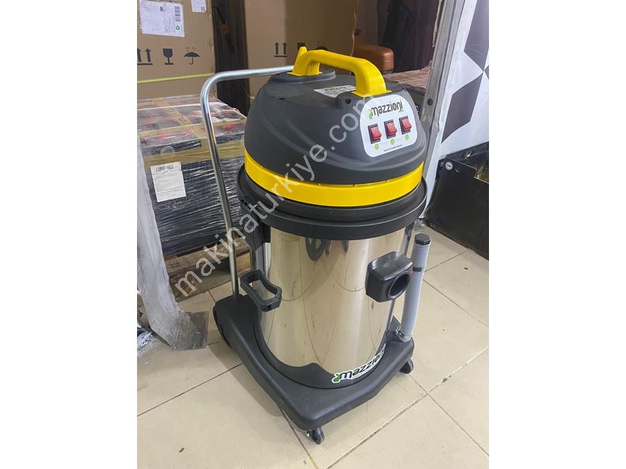 Mazzıonı - 3 Motorlu Endüstriyel Tip Islak&Kuru Vakum Makinesi