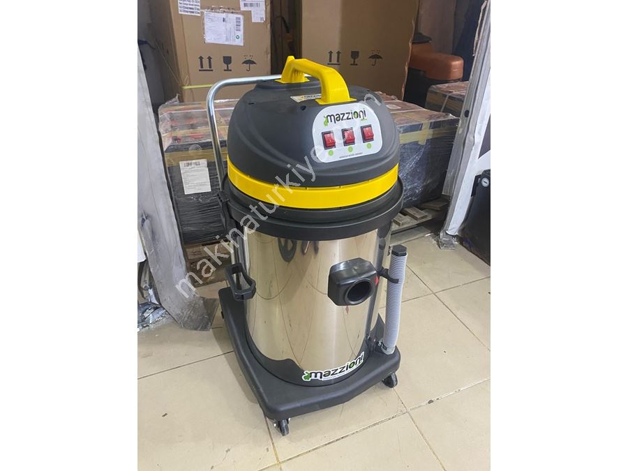 Mazzıonı - 3 Motorlu Endüstriyel Tip Islak&Kuru Vakum Makinesi