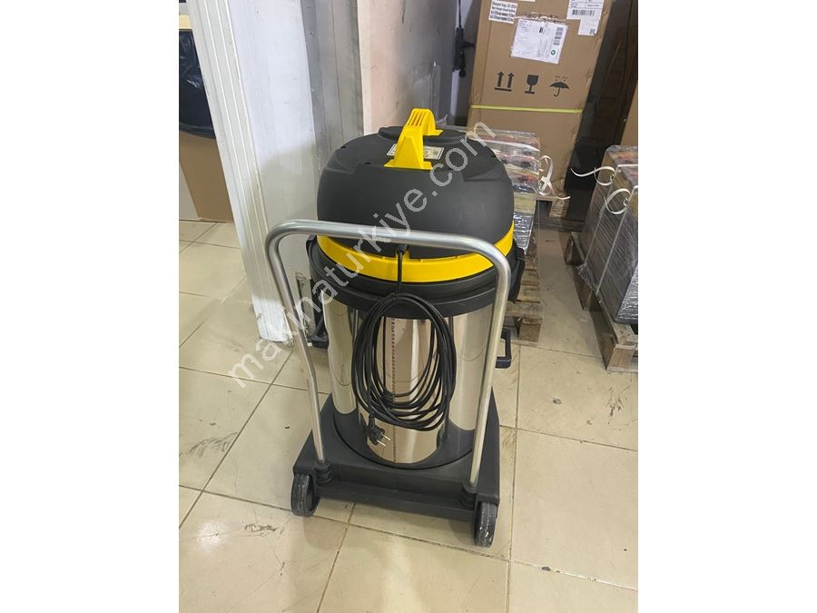 Mazzıonı - 3 Motorlu Endüstriyel Tip Islak&Kuru Vakum Makinesi