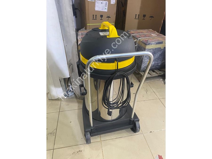 Mazzıonı - 3 Motorlu Endüstriyel Tip Islak&Kuru Vakum Makinesi