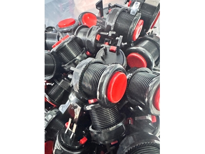Bouton de machine Atari Noir Rouge - 14 pièces - 1
