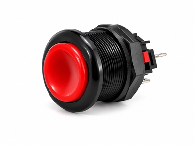Atari-Maschinenknopf Schwarz Rot - 14 Stück