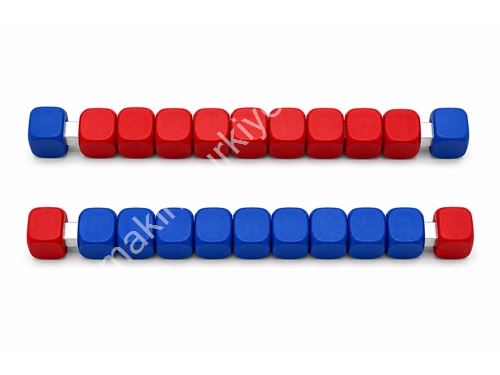 Hersteller Tischfußball Zählperlen-Set ( Blau-Rot )