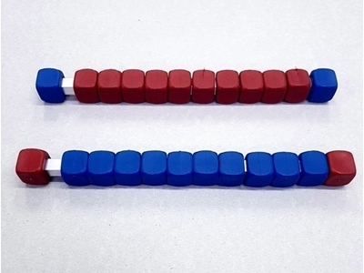 Manufacturer's Foosball Table Number Bead Set ( Blue-Red ) - 1