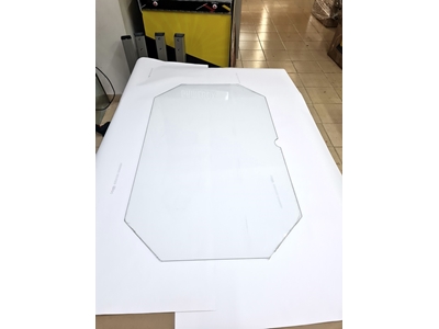Langırt Masası Alt Camı - 0