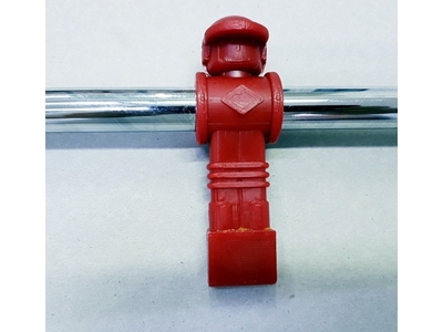 Manufacturer's Hat Model Foosball Arm Set - 2