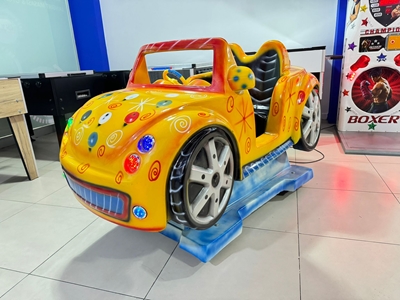 Fiber Rocking Coin Car - Children's Game Machine - 1