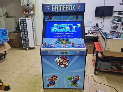 Blue Dizayn Spielbox Arcade Maschine - Mehrspielige 82 Bildschirm Atari Maschine - 5