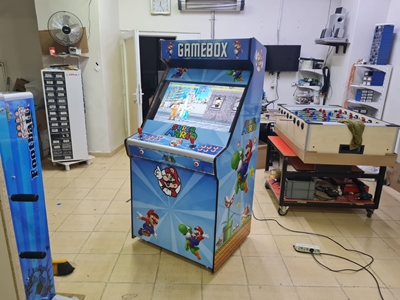 Blue Dizayn Spielbox Arcade Maschine - Mehrspielige 82 Bildschirm Atari Maschine - 7
