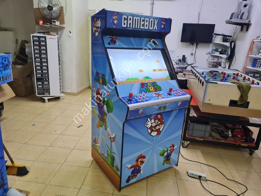 Blue Dizayn Spielbox Arcade Maschine - Mehrspielige 82 Bildschirm Atari Maschine