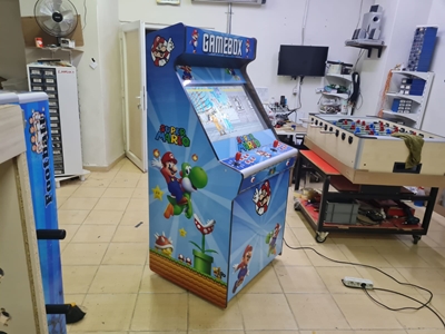 Blue Dizayn Spielbox Arcade Maschine - Mehrspielige 82 Bildschirm Atari Maschine - 8