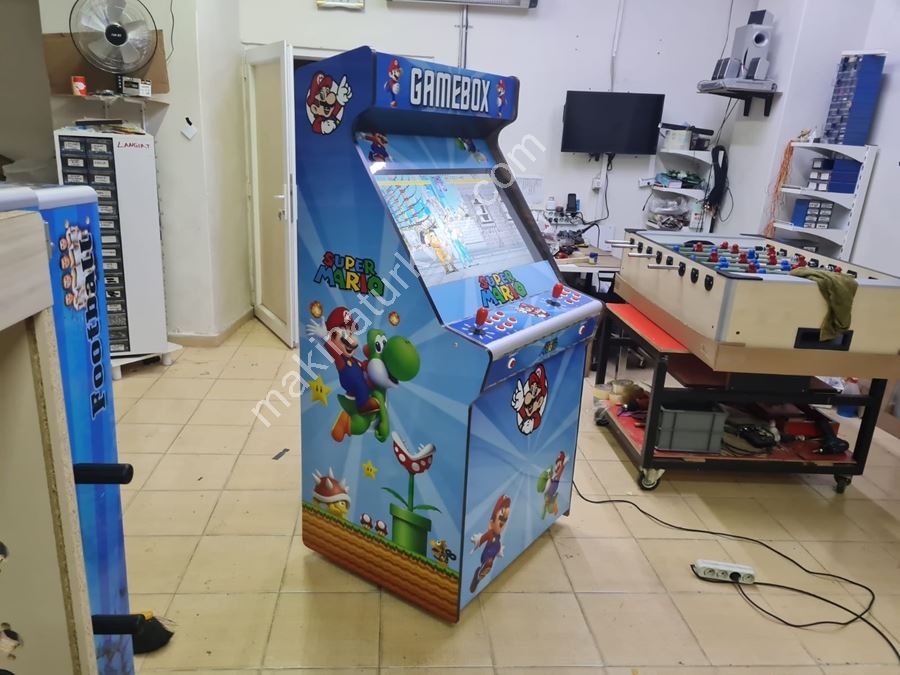 Blue Dizayn Spielbox Arcade Maschine - Mehrspielige 82 Bildschirm Atari Maschine