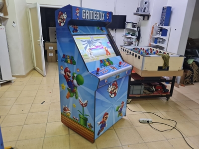 Blue Dizayn Spielbox Arcade Maschine - Mehrspielige 82 Bildschirm Atari Maschine - 2