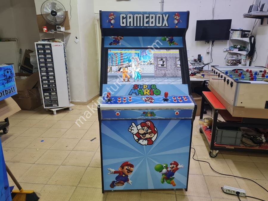 Blue Dizayn Spielbox Arcade Maschine - Mehrspielige 82 Bildschirm Atari Maschine