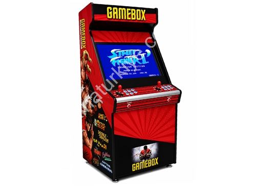 Vielspieler Rote 82 Zoll Arcade-Maschine