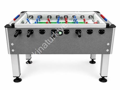 Glass-Top Metal Legged Illuminated Foosball