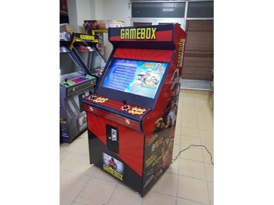 Rote Farbige Mehrspielautomaten 82 Zoll Arcade-Maschine - 4