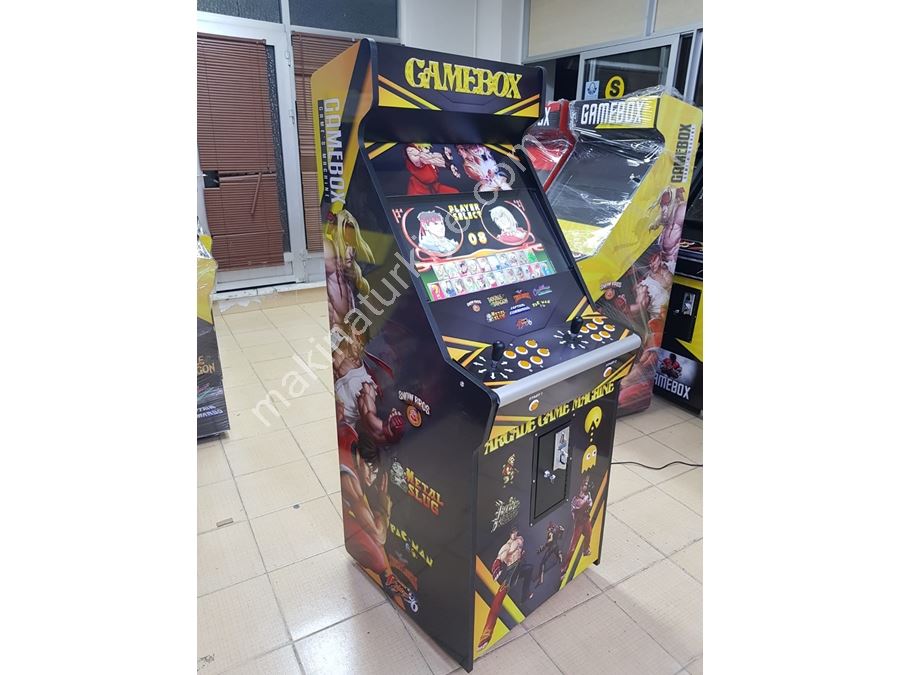 Machine d'arcade commerciale à écran de 63 pouces multijoueur de couleur noire