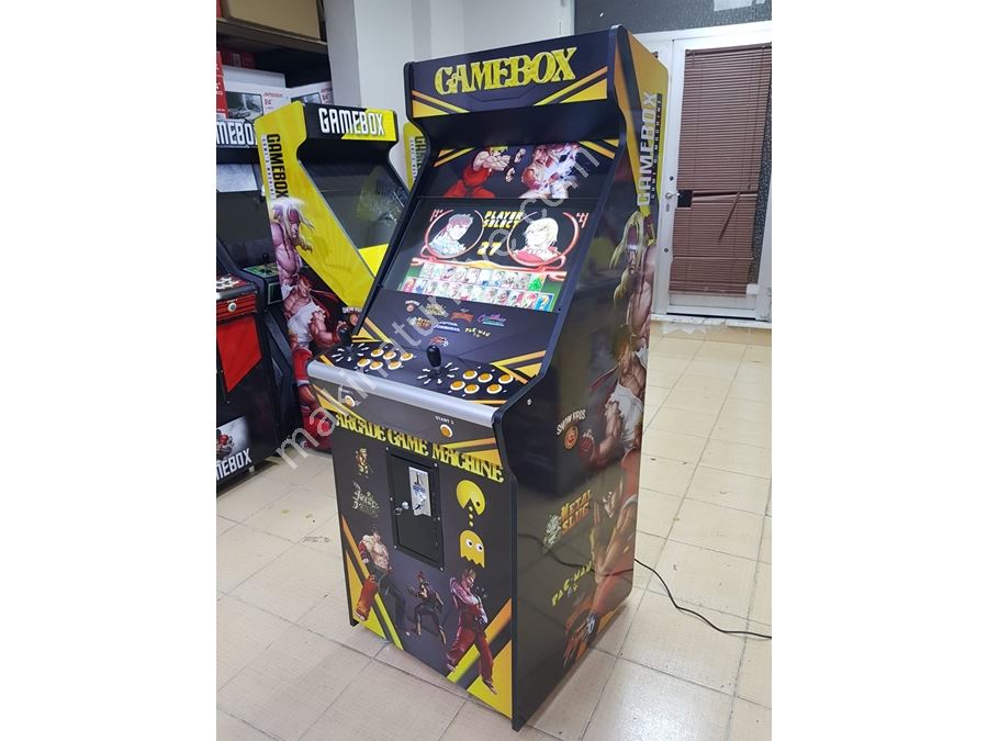 Machine d'arcade commerciale à écran de 63 pouces multijoueur de couleur noire
