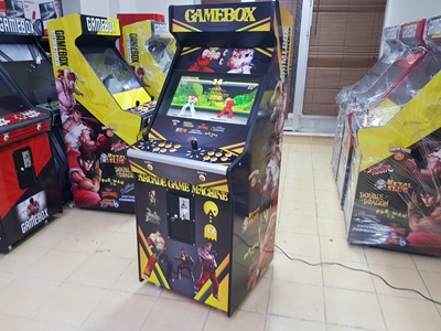 Machine d'arcade commerciale à écran de 63 pouces multijoueur de couleur noire - 1